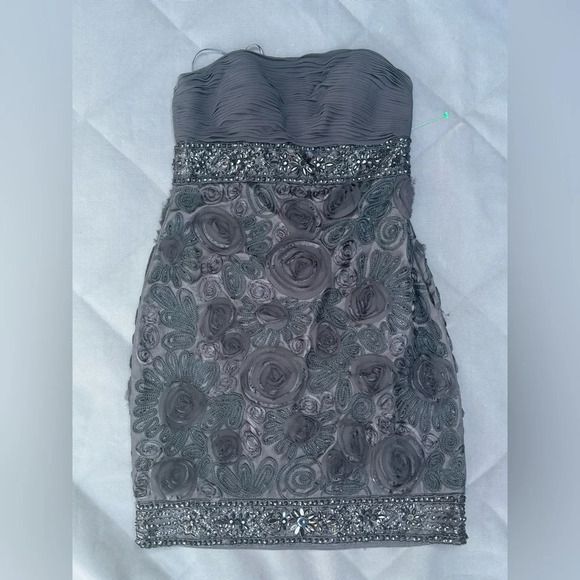 Sue‎ Wong Beaded Vintage Dress Size 8 - Picture 2 of 8